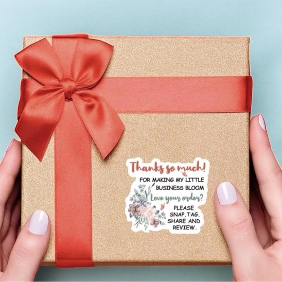 🆕THANKS SO MUCH! FOR MAKING MY LITTLE BUSINESS BLOOM. GET MORE REVIEWS! 1 ROLL - Picture 5 of 12